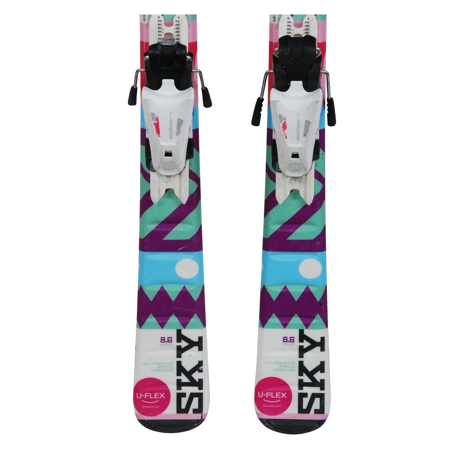 RECONDITIONNE - Ski Junior Elan Sky + Fixations 4/5