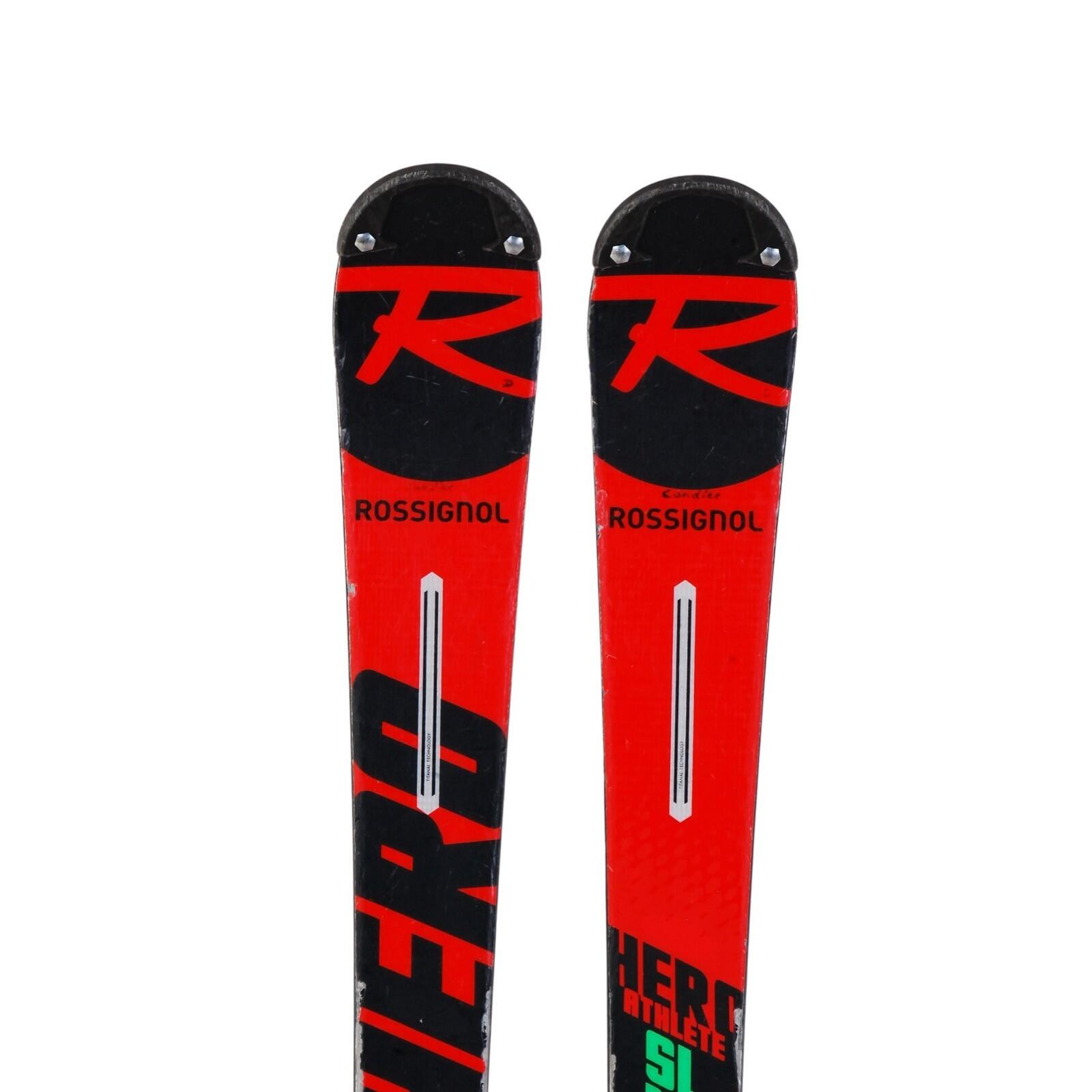 RECONDITIONNE - Ski Junior Rossignol Hero Athlète Sl Pro + Fixations 2/5