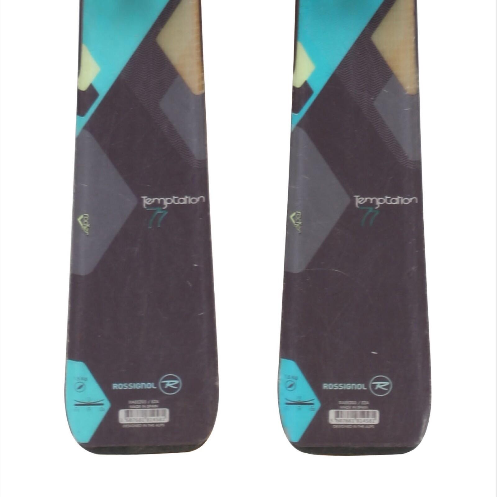 RECONDITIONNE - Ski Rossignol Temptation 77 + Fixations 4/4