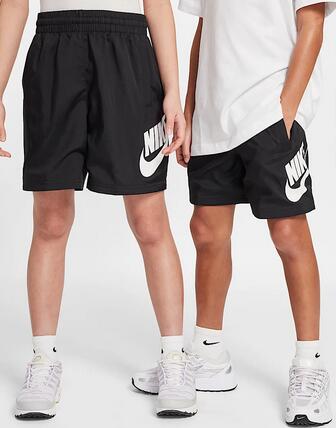 Pantaloncino ragazzo nike sportswear club - nero