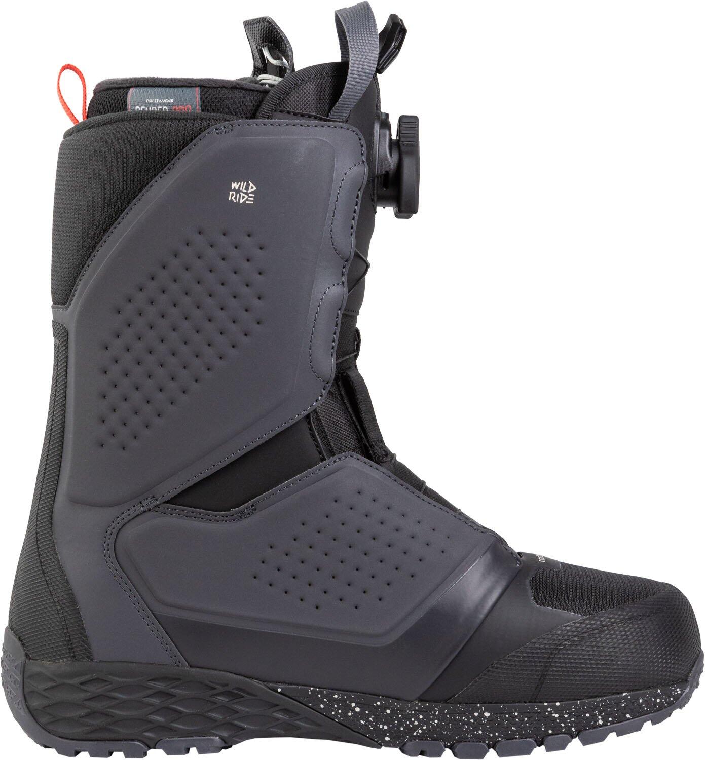 Buty snowboardowe NORTHWAVE Domain 2 Spin, czarne/ciemnoszare, męskie 3/4