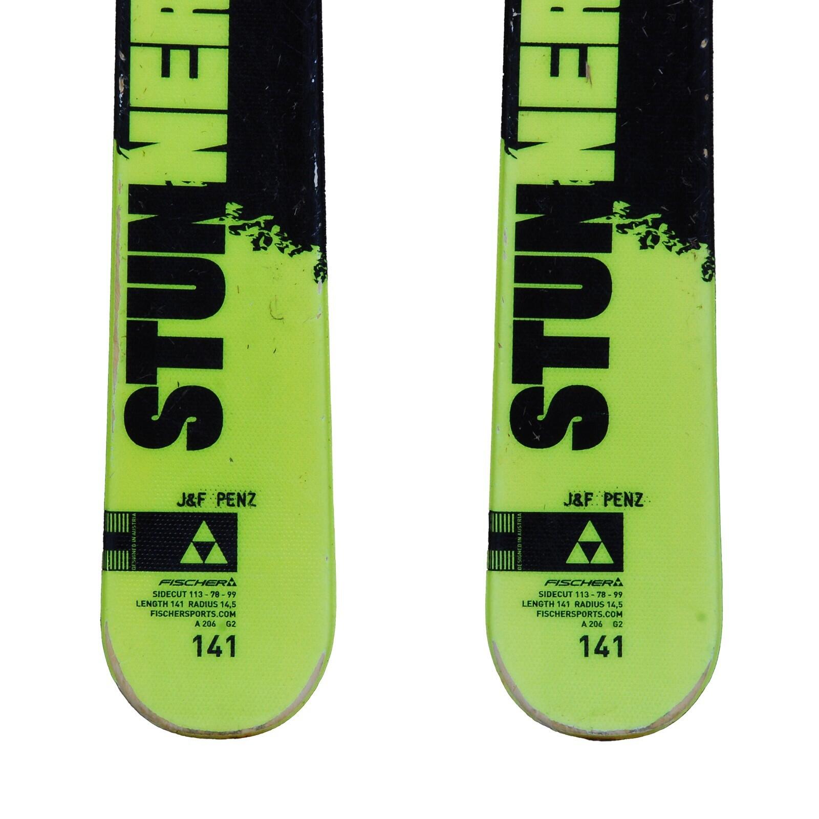 RECONDITIONNE - Ski Junior Fischer Stunner + Fixations 4/4