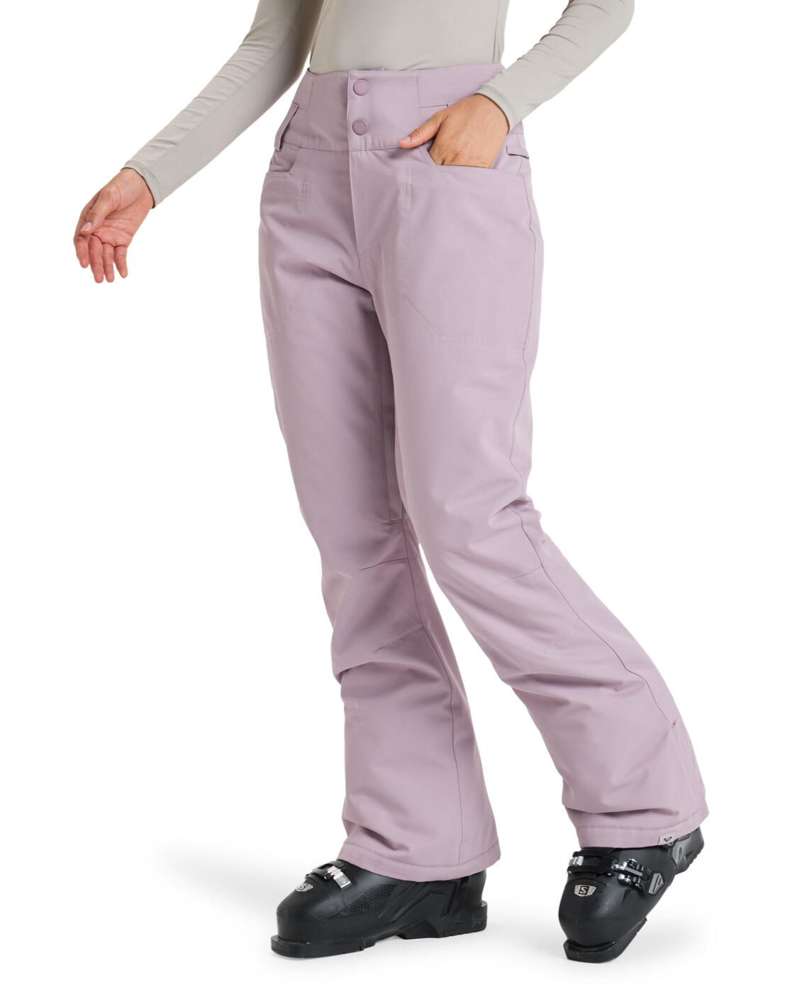 Funktionelle Snow-Hose DIVERSION Lila Frauen 3/4
