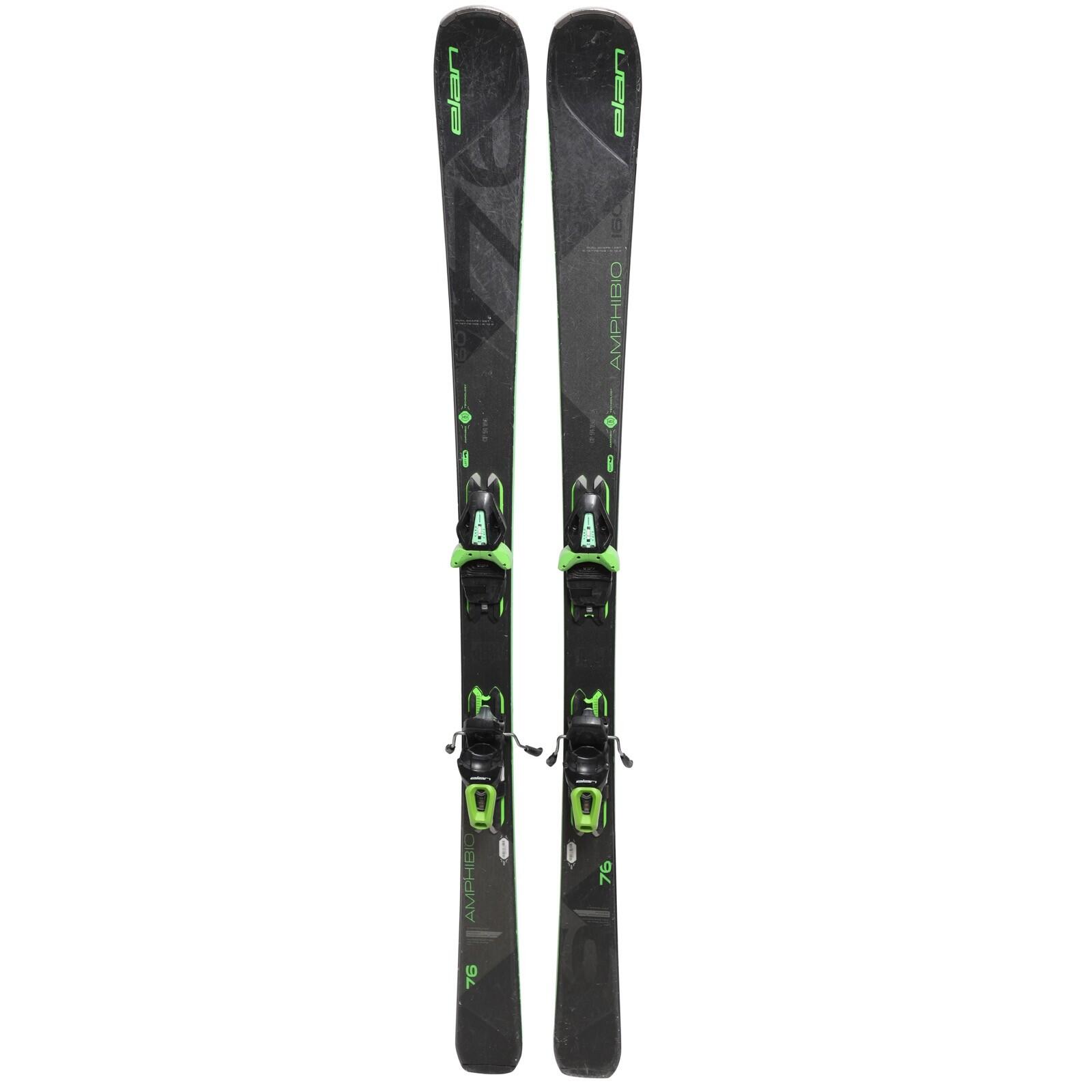 RECONDITIONNE - Ski Elan Amphibio 76 + Fixations 2/4