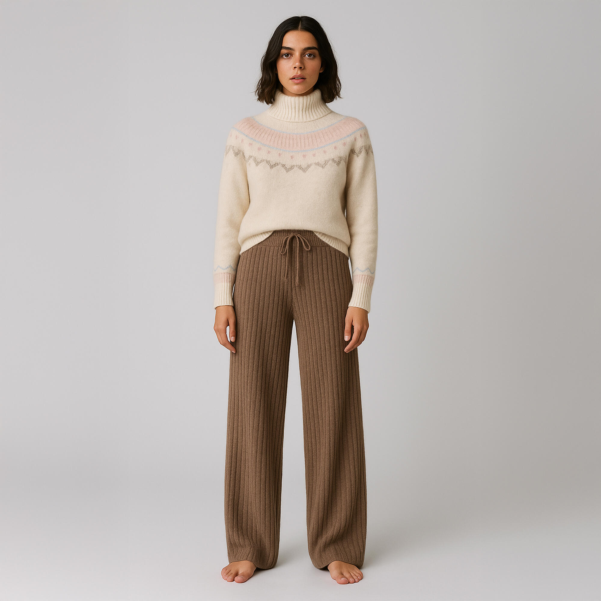 BLACK LIMBA Conjunto de malha Camisola+Calças Monix das mulher Black Limba