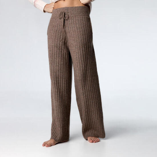 Pantaloni in maglia Monix da donna Black Limba