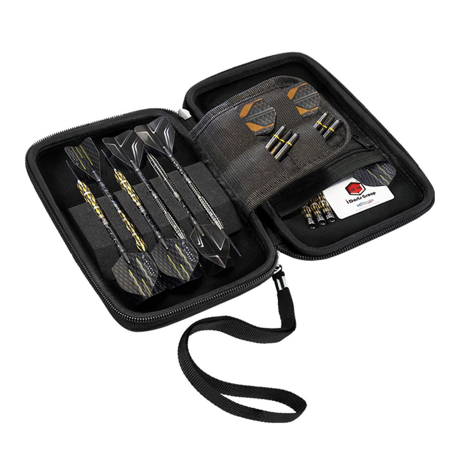 Estojo de dardos Carbon St Pro 6 (Preto/Vermelho escuro) 2/2