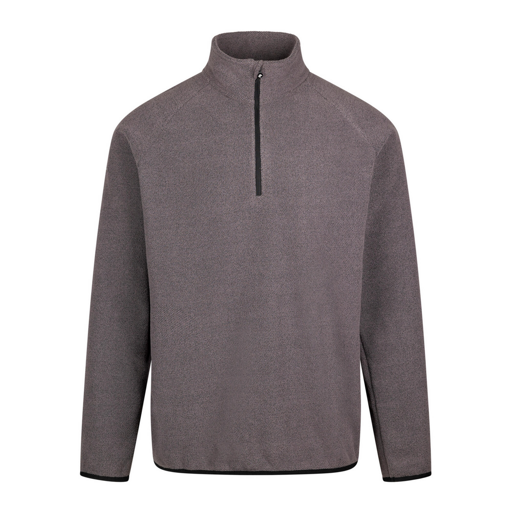 TRESPASS Mens Wetherill Fleece Top (Mid Grey)