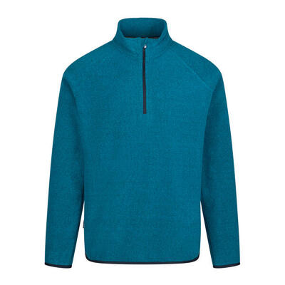 Heren wetherill fleece top (bondi blauw)