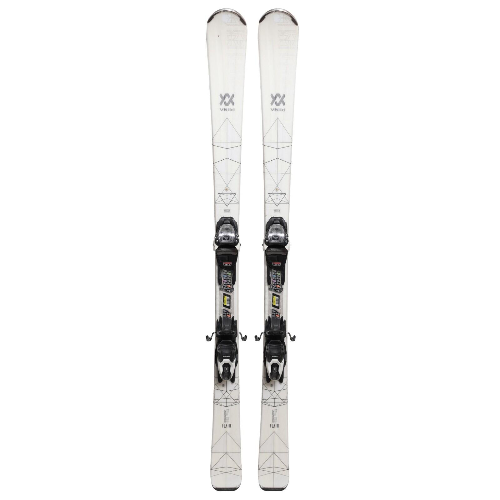 RECONDITIONNE - Ski Volkl Flair + Fixations - BON 2/4