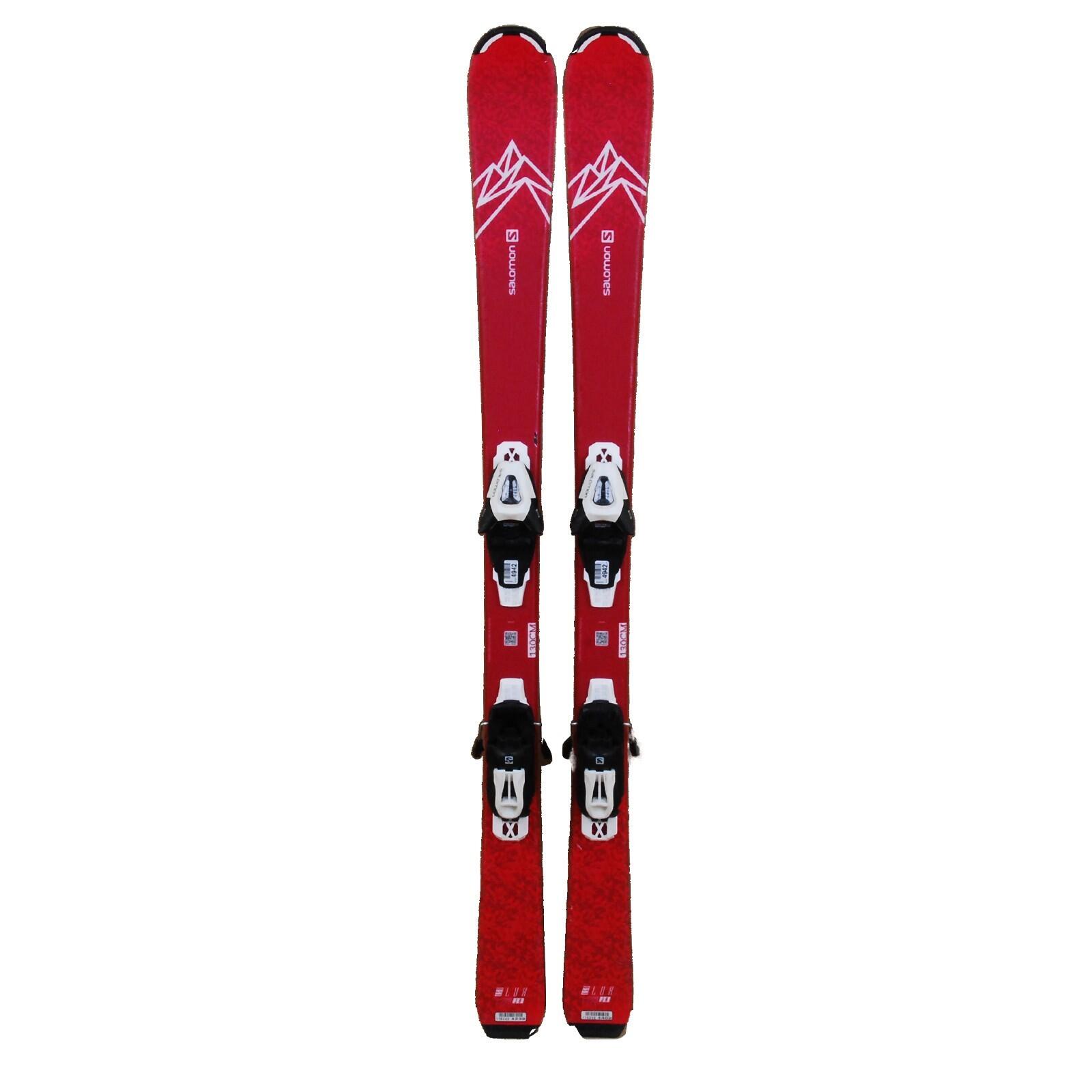 SALOMON RECONDITIONNE - Ski Junior Salomon Qst Lux Jr + Fixations