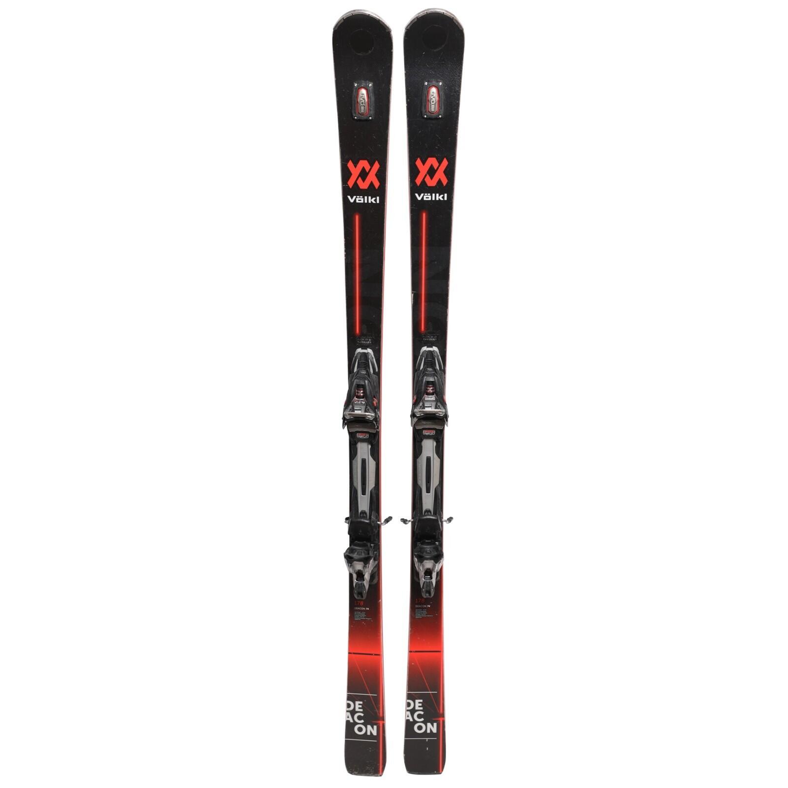 RECONDITIONNE - Ski Volkl Deacon 74 + Fixations 2/4