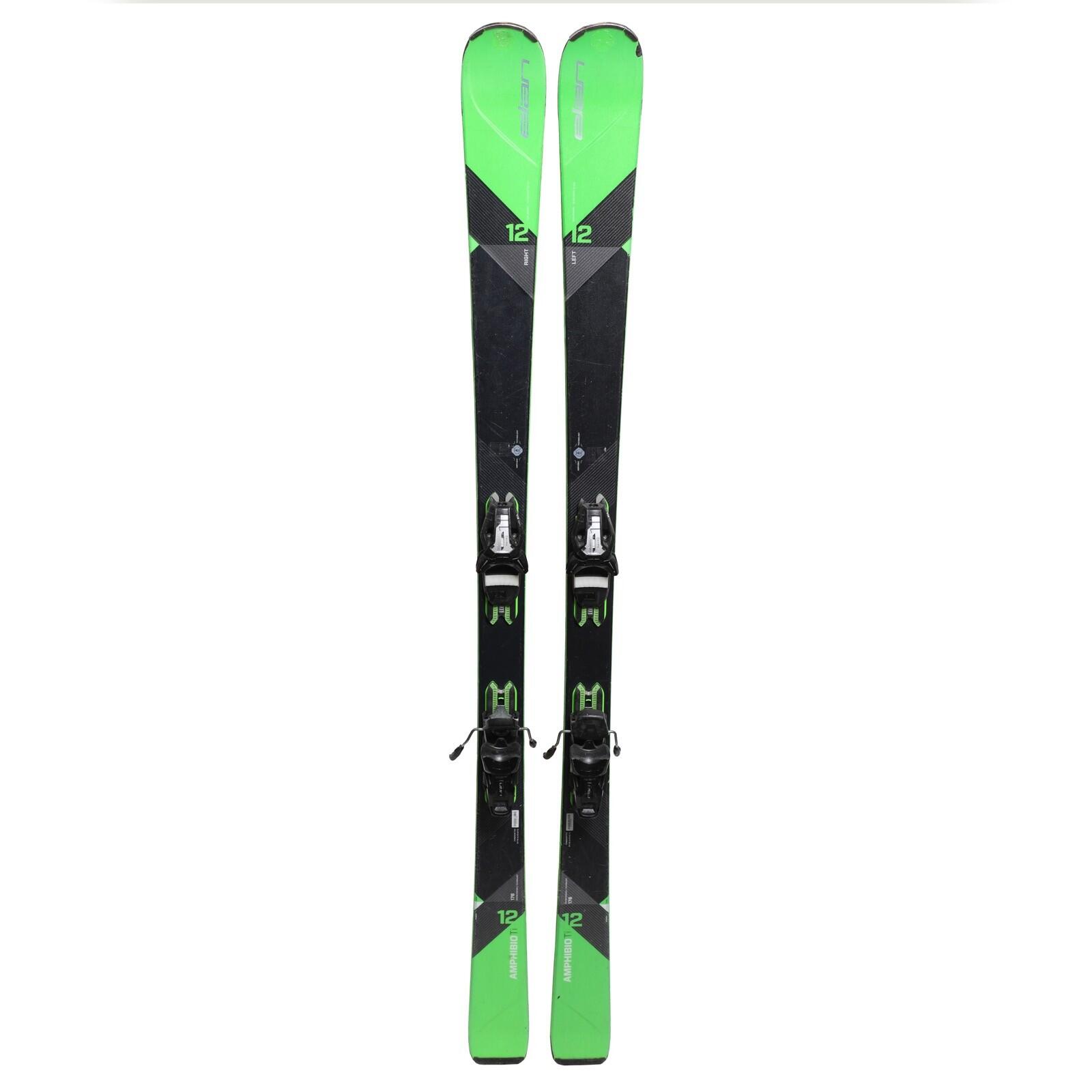 TWEEDEHANDS - Ski Occasion Elan Amphibio 14 Ti + Fixations - GOEDE 2/4