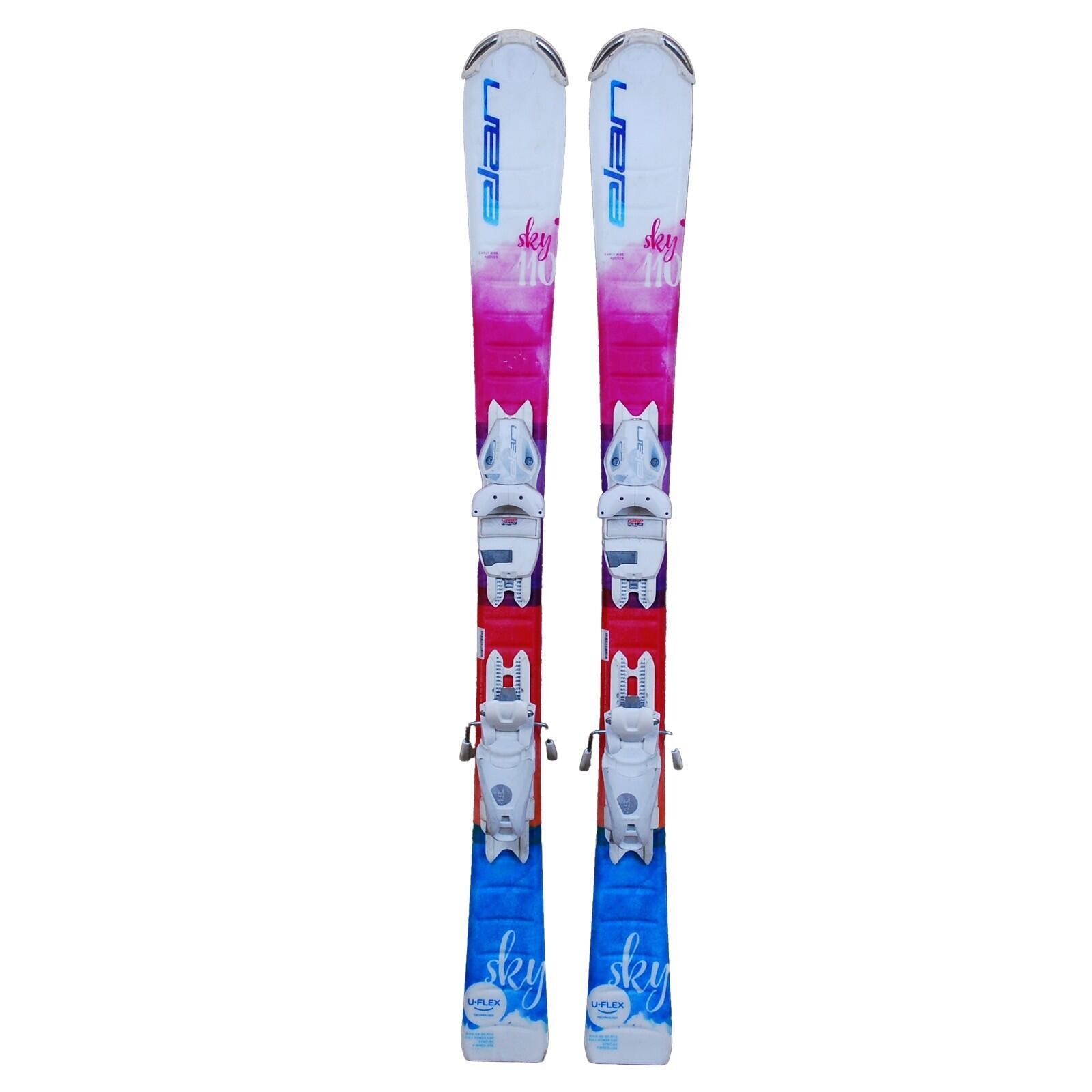 RECONDITIONNE - Ski Junior Elan Sky + Fixations 1/4