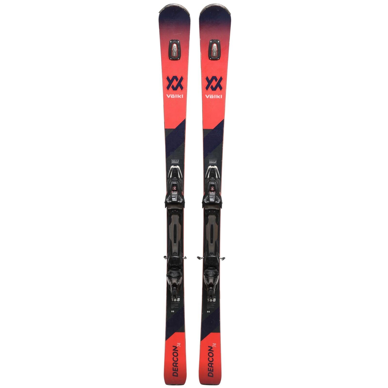 RECONDITIONNE - Ski Volkl Deacon 74 + Fixations 2/4