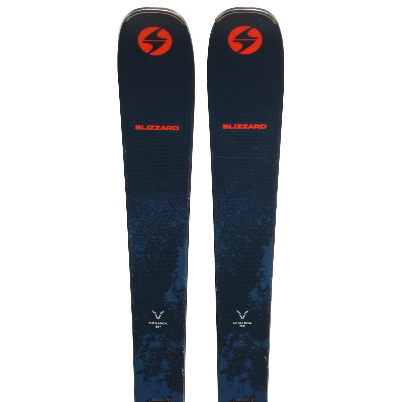 Blizzard - Reconditionne - Ski Blizzard Brahma 88 Sp + Fixations - Skis - Bleu|multicolore - 171 Cm - Decathlon