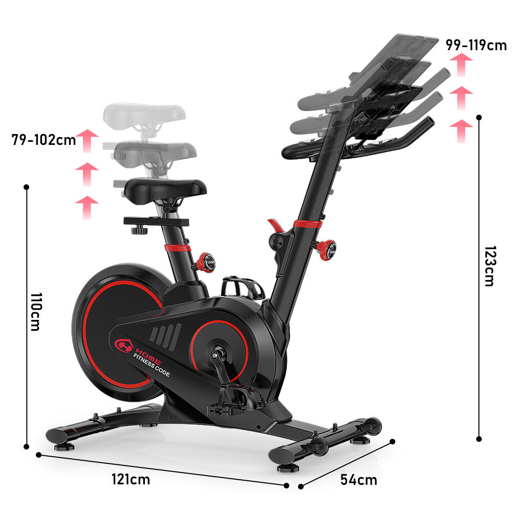 Cyclette magnetica X7 silenziosa – 6 livelli di resistenza 2/2