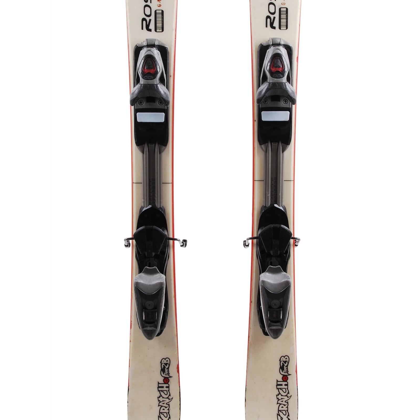 TWEEDEHANDS - Mini Ski Occasion Rossignol Scratch Free Zb + Fixations 3/4