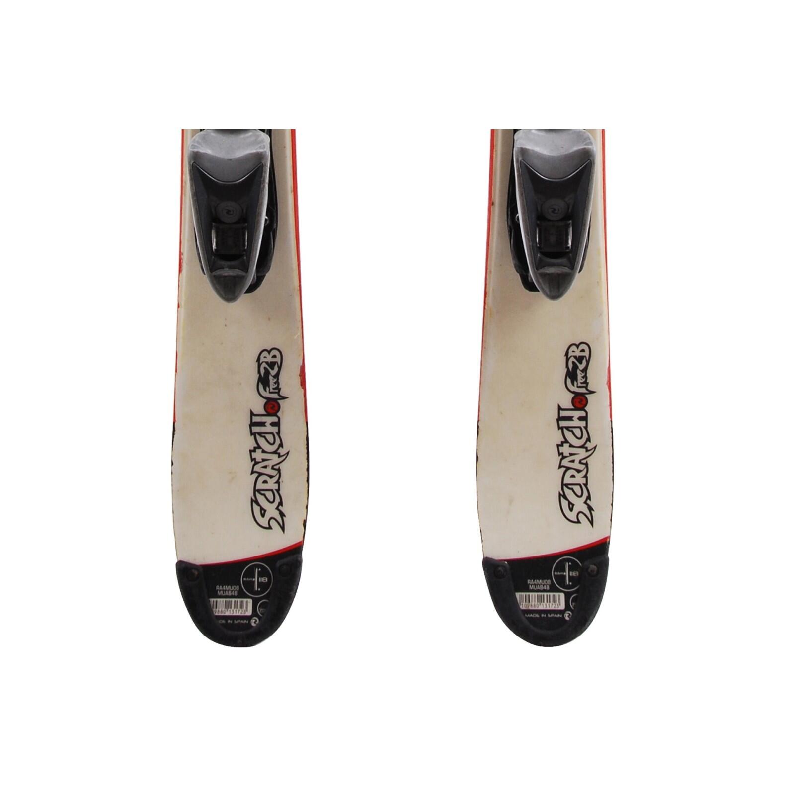 TWEEDEHANDS - Mini Ski Occasion Rossignol Scratch Free Zb + Fixations 4/4