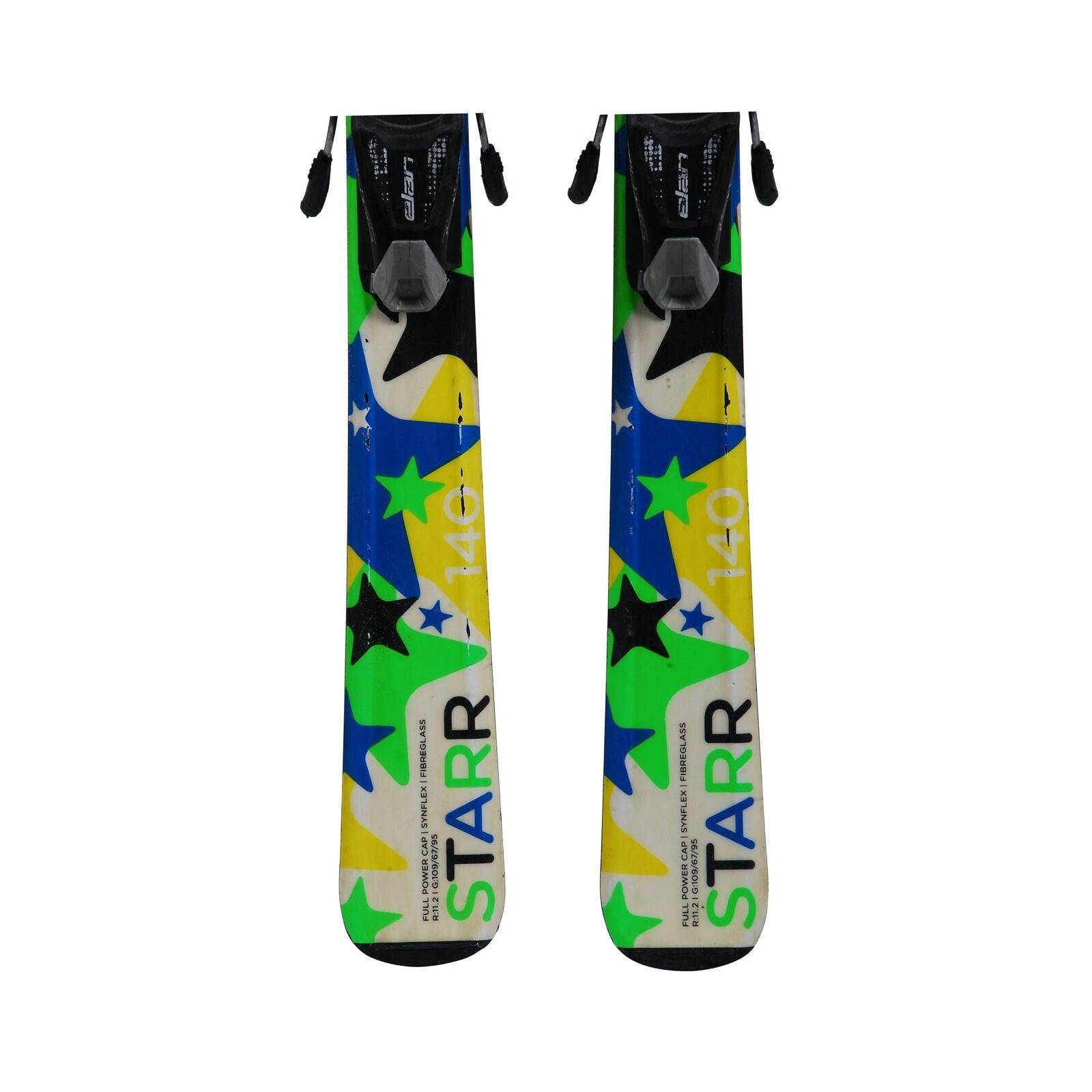 RECONDITIONNE - Ski Junior Elan Starr + Fixations 4/4