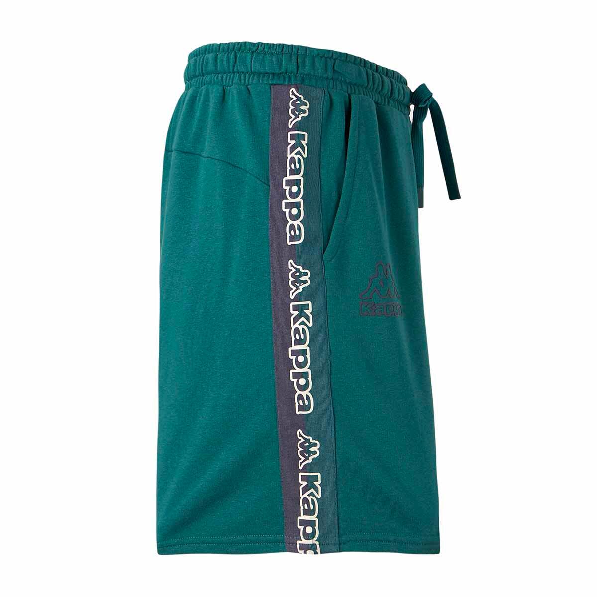 Pantalón corto Kappa Logo Tape Gerri 321W7HW-WQJ verde hombre algodón 2/4