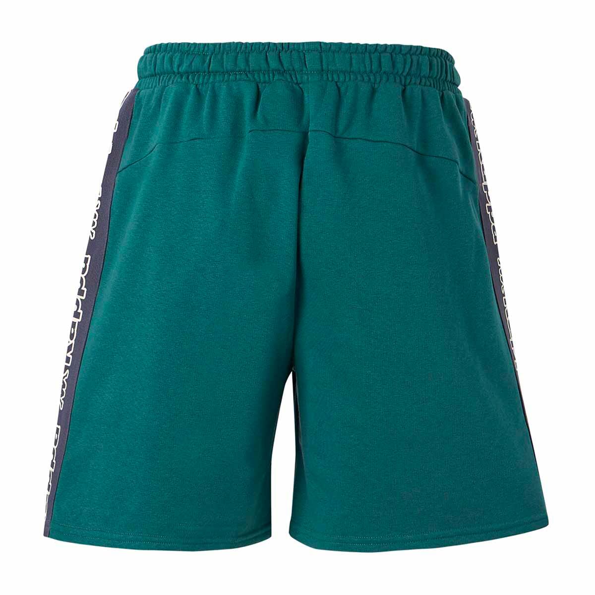 Pantalón corto Kappa Logo Tape Gerri 321W7HW-WQJ verde hombre algodón 4/4