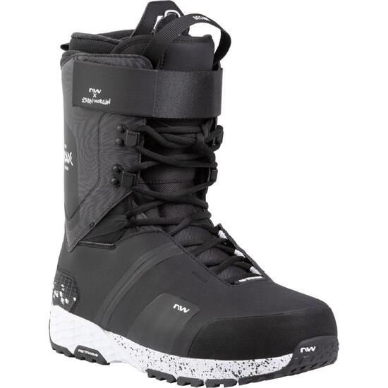 Buty snowboardowe NORTHWAVE Decade Pro, czarne/białe, męskie
