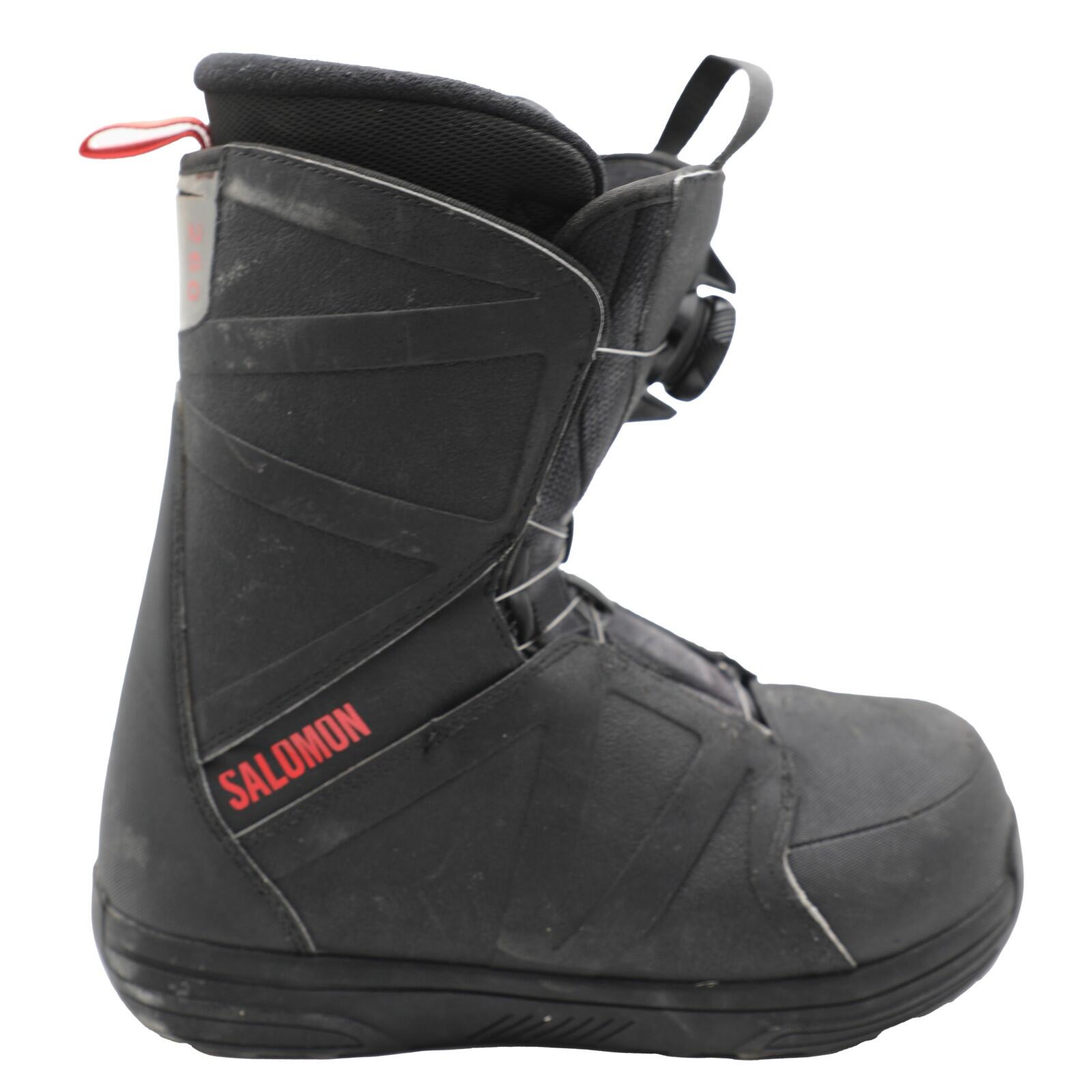 Salomon - Reconditionne - Boots De Snowboard Salomon Faction Boa - Correct - Chaussures Snowboard - Noir - 23 Cm - Decathlon
