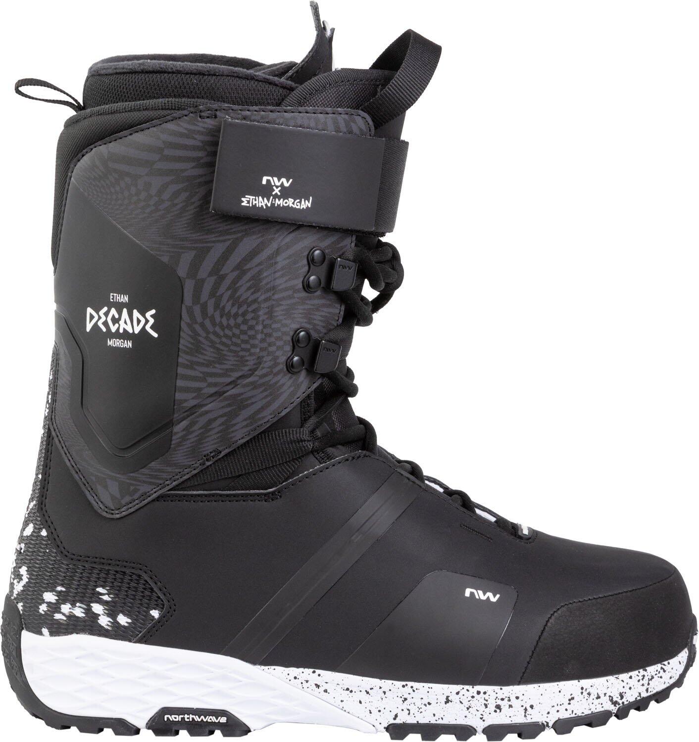 Buty snowboardowe NORTHWAVE Decade Pro, czarne/białe, męskie 2/4