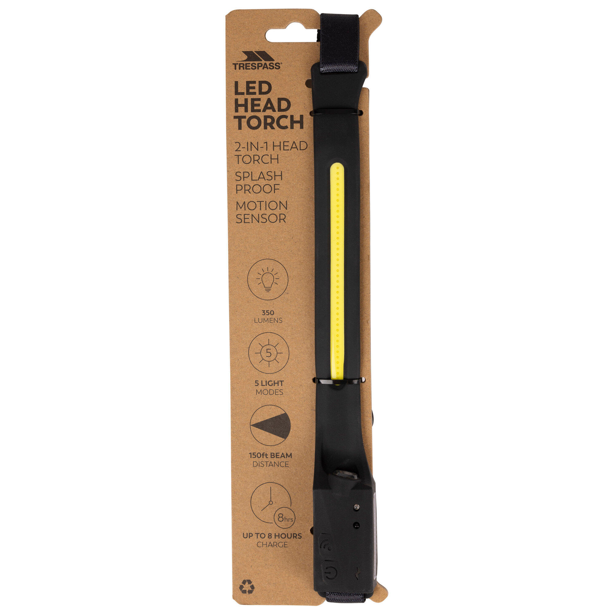 Pharus 2 in 1 Head Torch (Black/Yellow) 4/5