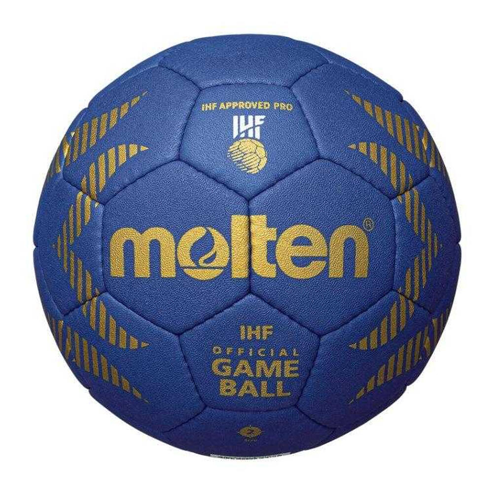 Molten - Ballon De Handball Ihf (bleu / Doré) - Ballon De Hand - Bleu|jaune - 2 - Decathlon