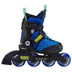 K2 Raider Pro Rollers enfant - Noir/Bleu/Jaune - 32-37