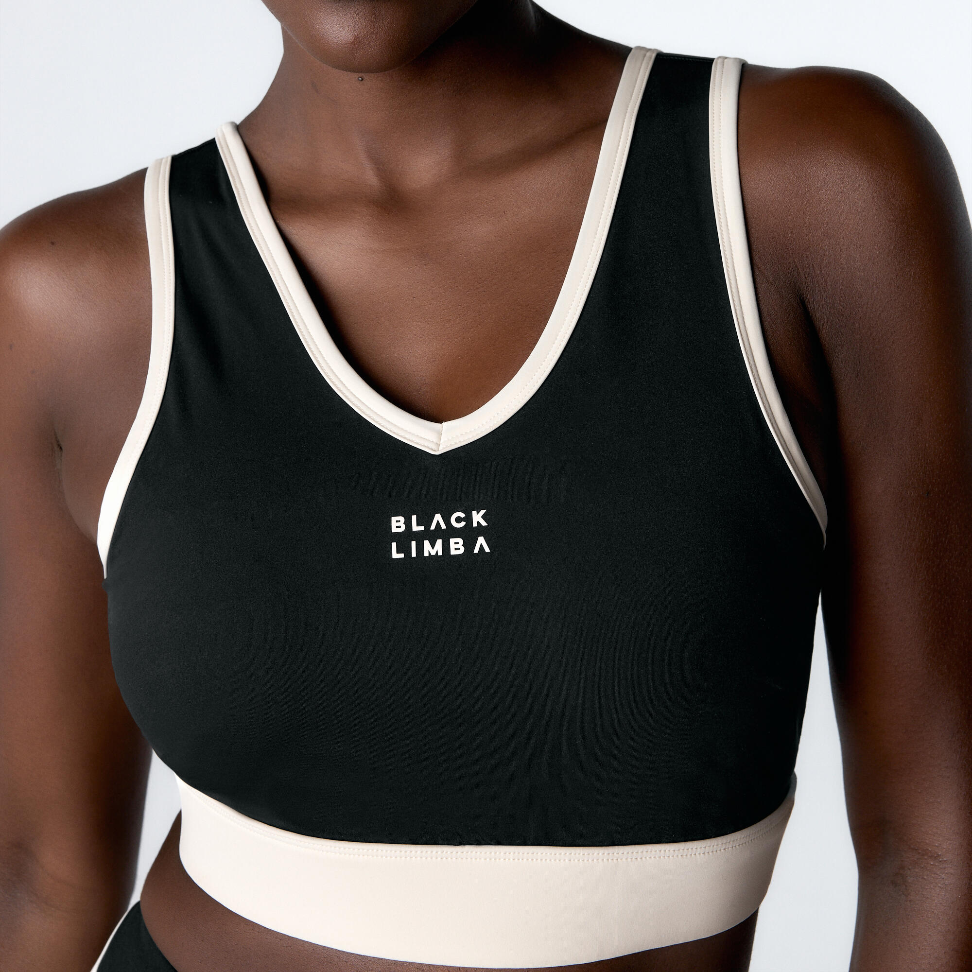 Brassière de sport Torque Line Maintien modéré pour femmes Black Limba 3/7