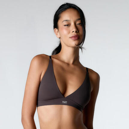 Brassière de sport Soutien-gorge Triangular Eryx Black Limba Amaranth Microfiber