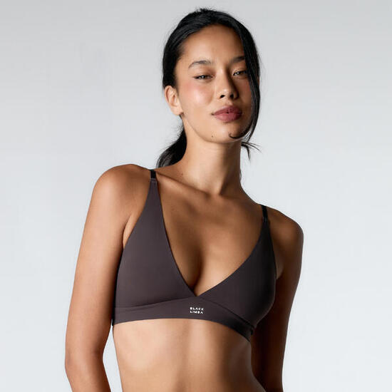 Soutien-gorge Triangular Eryx Black Limba Chocolate Microfiber