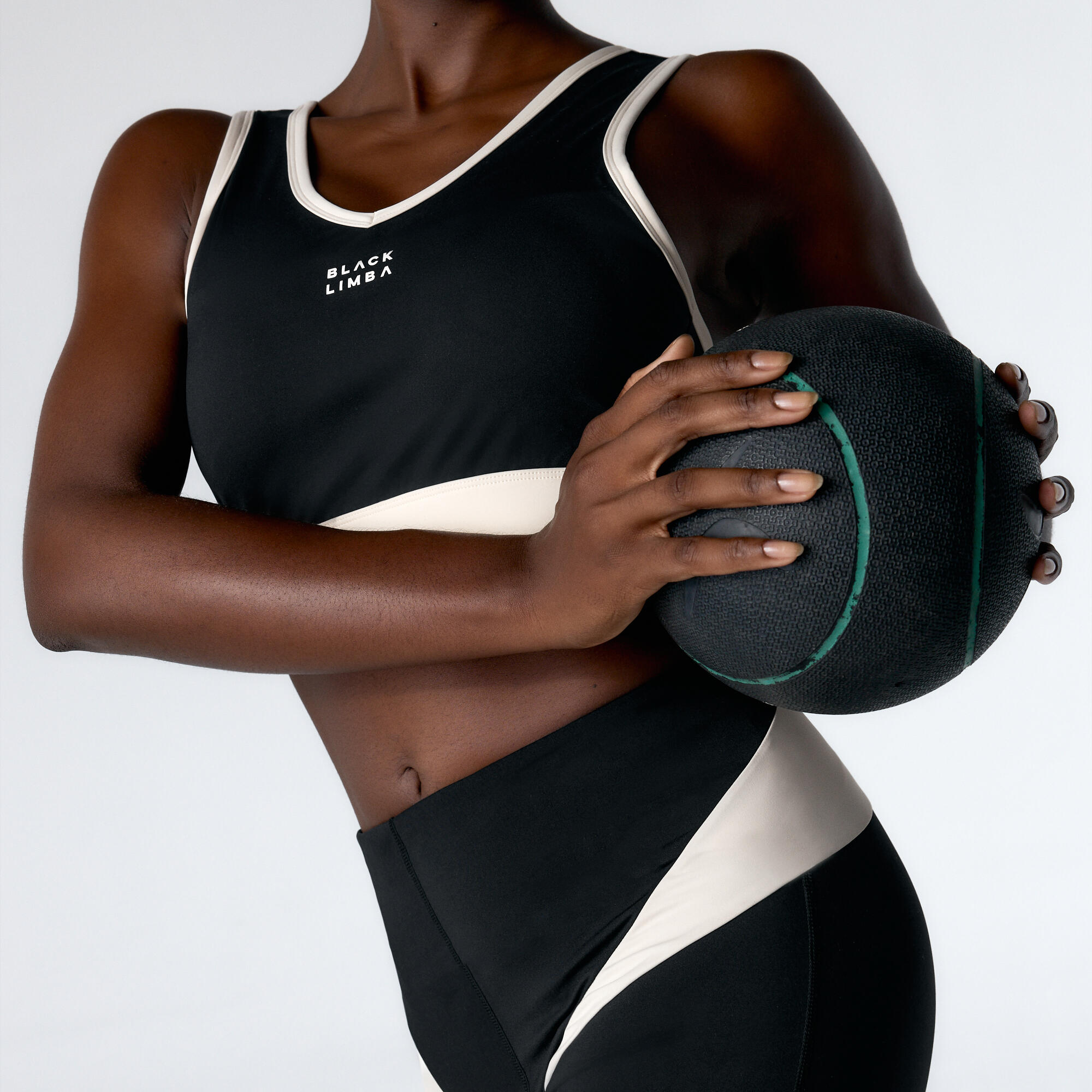 Brassière de sport Torque Line Maintien modéré pour femmes Black Limba 4/7