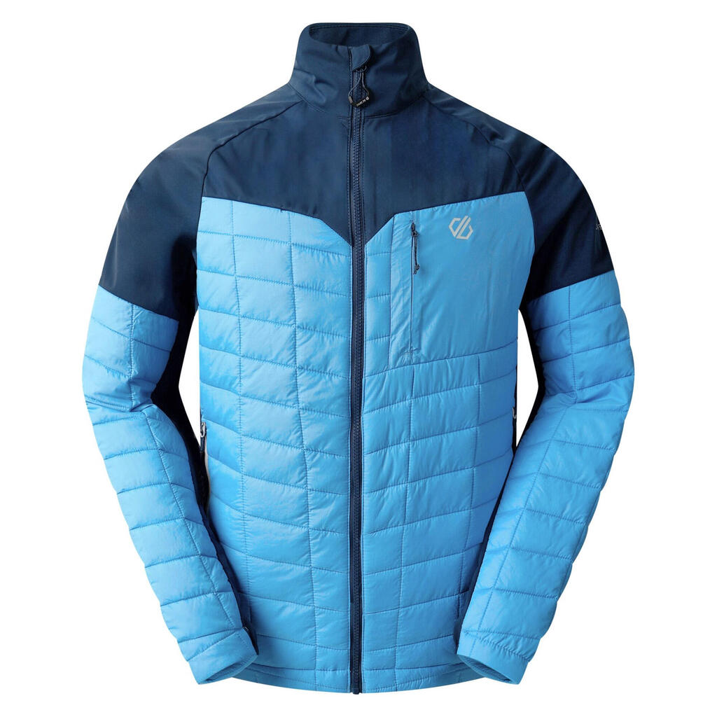 Mens Mountaineer II Quilted Hybrid Jacket (Moonlight Denim/Heritage Blue)