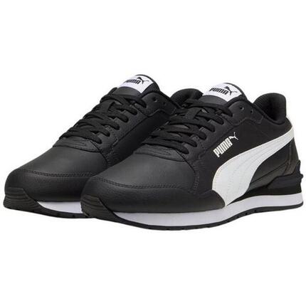 Zapatillas Deportivas de Cuero ST Runner V4 para Hombre Blanco, Negro