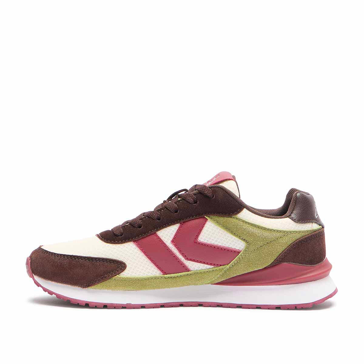 Baskets adulte Martin blanc, marron, vert, rouge 4/7