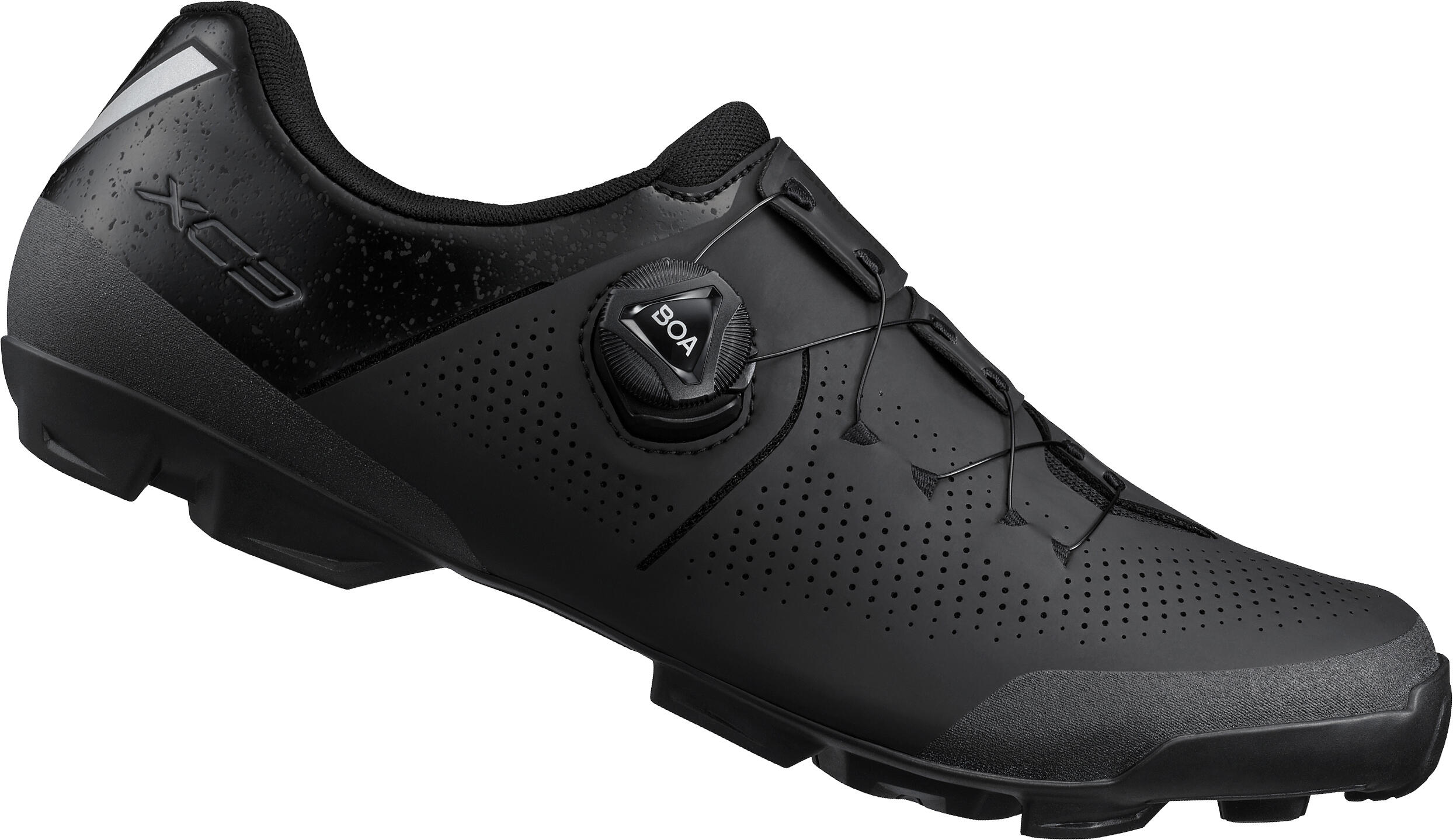 SHIMANO Mountainbike-Fahrradschuhe XC302 , schwarz