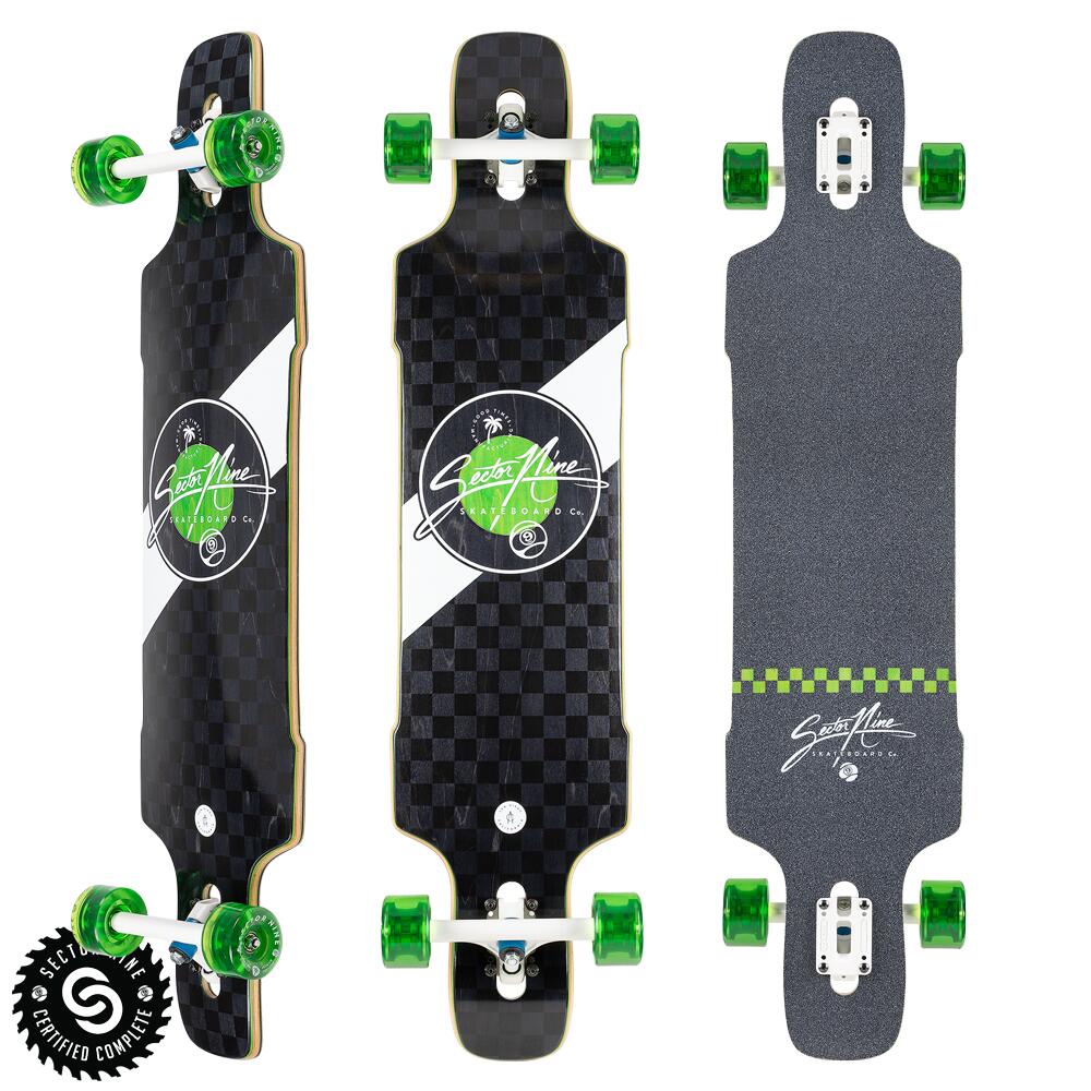 Komplett-Longboard Mosaic Dropper 3/4