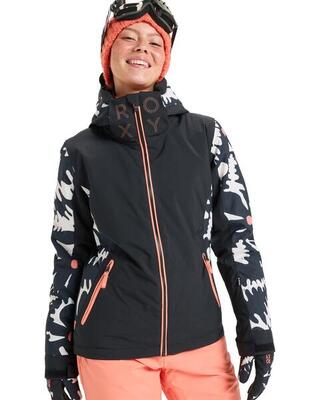 Funktionelle snow-jacke free jet schwarz dames