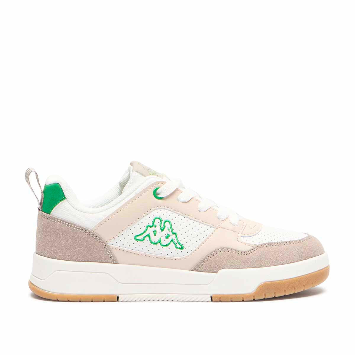 Kappa - Baskets Enfant Manis Blanc, Beige, Vert - Baskets - Blanc - Decathlon