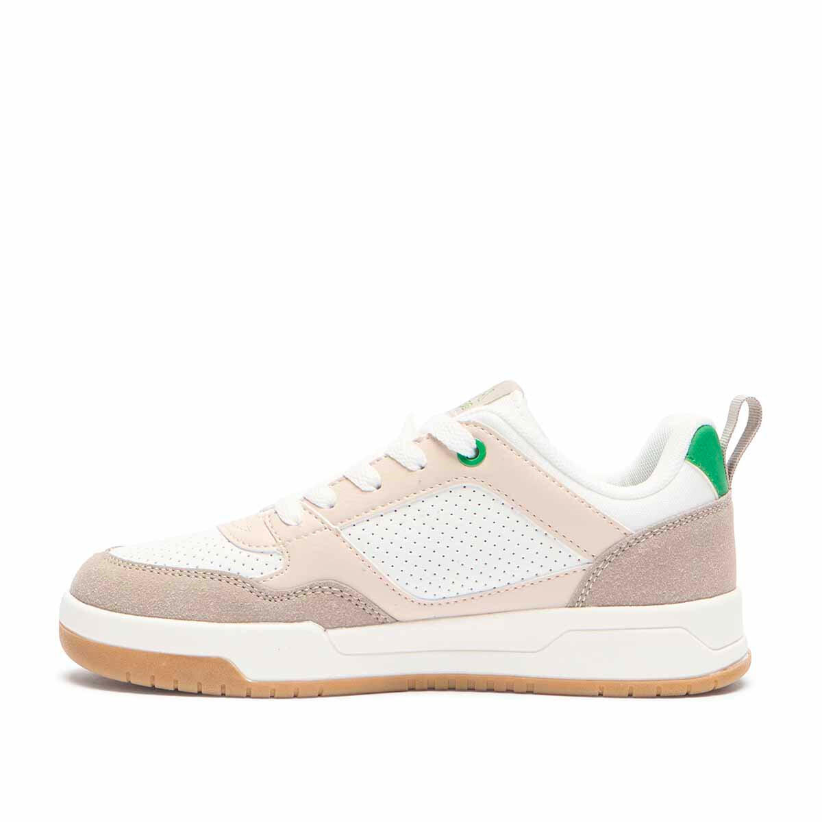 Sneakers Kappa Manis Bianche/Verdi con Logo per Ragazzo 4/7