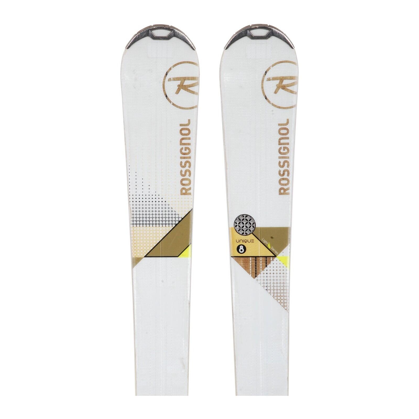 RECONDITIONNE - Ski Rossignol Unique 8 + Fixations 2/4