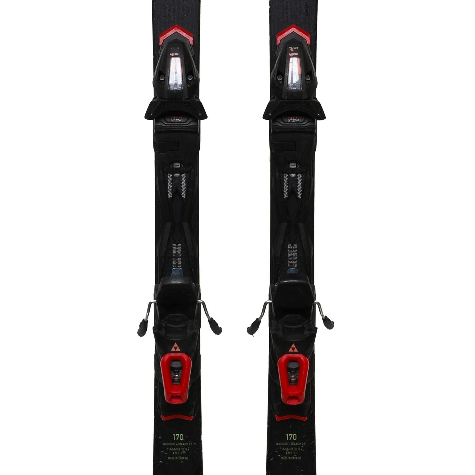 RECONDITIONNE - Ski Fischer Rc4 Pro Ti + Fixations 3/4