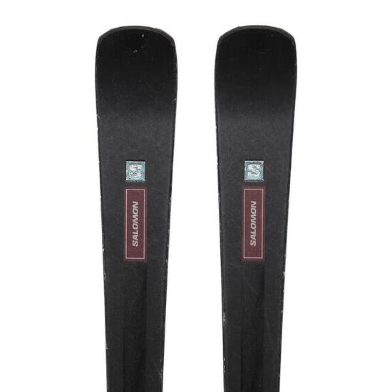 TWEEDEHANDS - Gebruikte Ski Salomon S Max N°10 W + Bindingen - JUIST