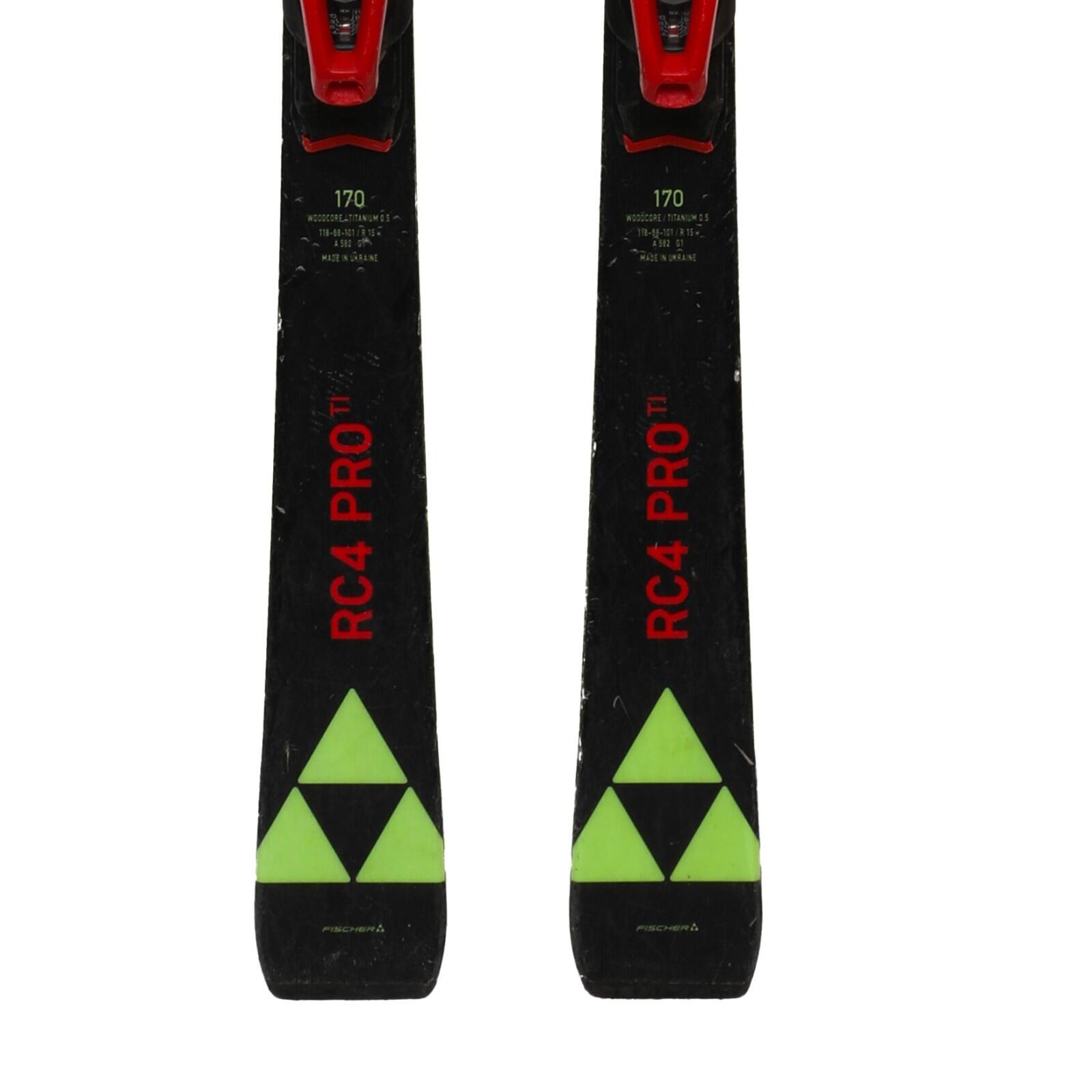 RECONDITIONNE - Ski Fischer Rc4 Pro Ti + Fixations 4/4