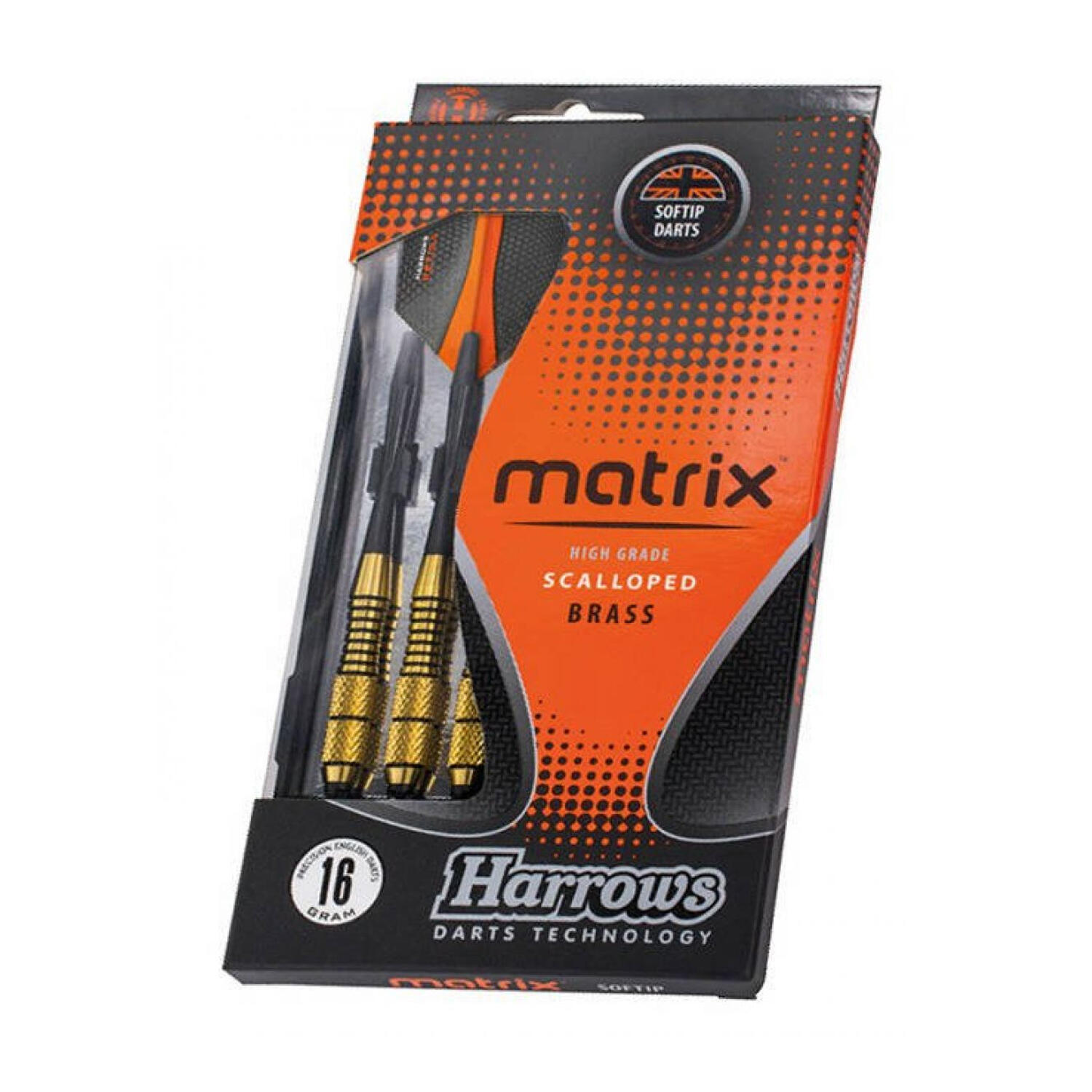 Fléchettes MATRIX (Noir / Doré / Orange) 2/3