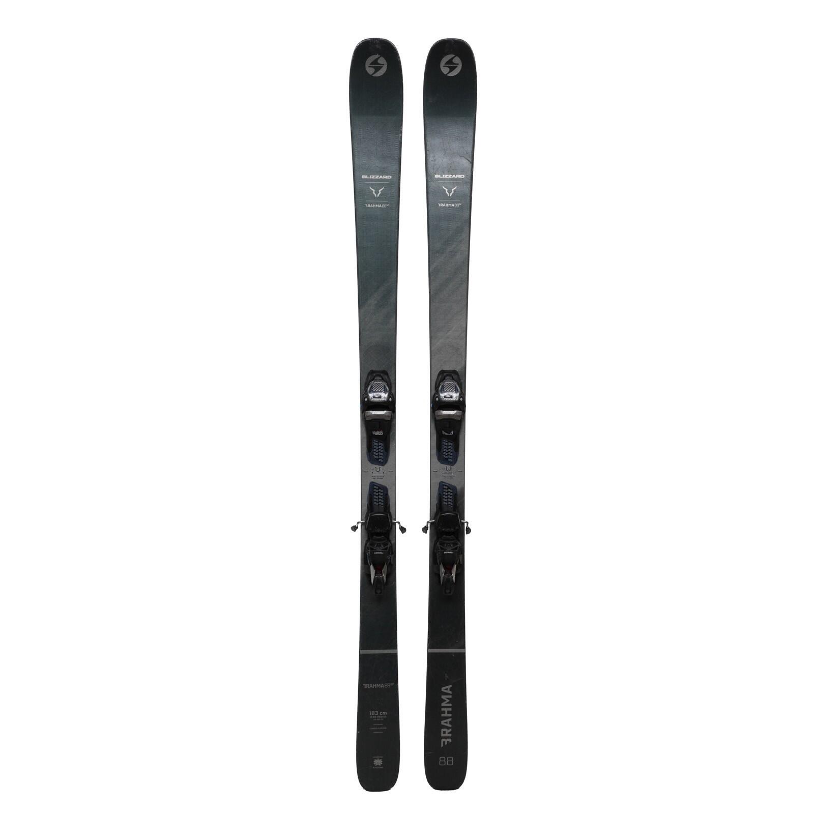 RECONDITIONNE - Ski Blizzard Brahma 88 Sp + Fixations 2/4